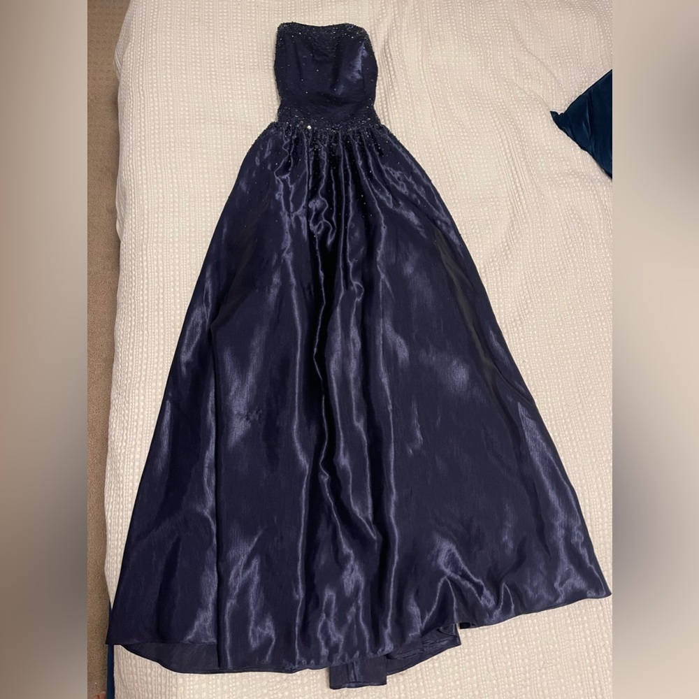 New Nordstrom Navy Blue Gown sz 6
